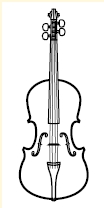 SVG-Grafik: Violine gross