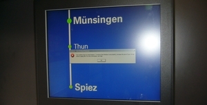Anzeigetafel S-Bahn
